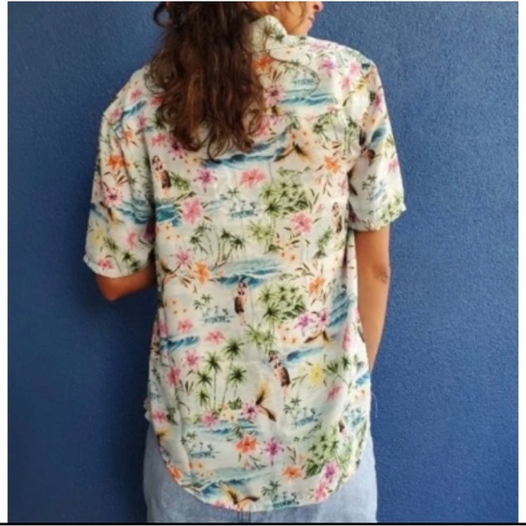 Sandrine Rose By Free People Hawaiian Pearl Snap Shirt
Size M - Picture 3 of 15